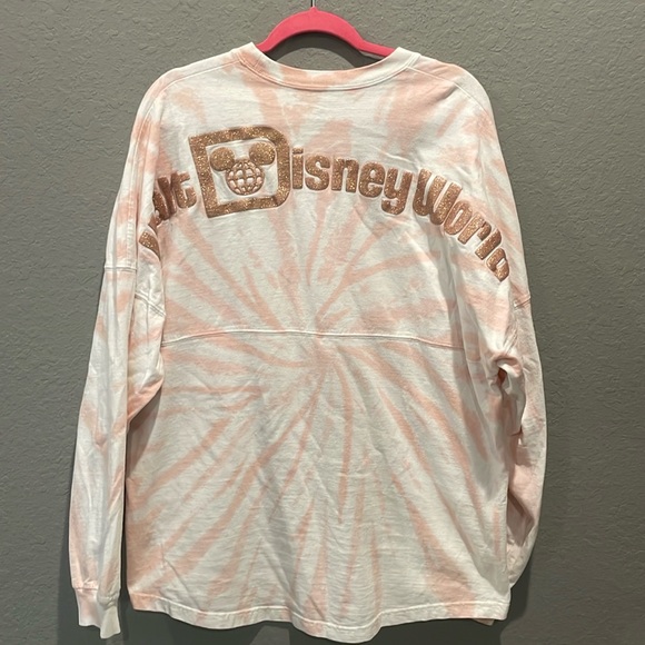 Disney Walt Disney World tie dye spirit jersey with rose gold lettering - Picture 1 of 8